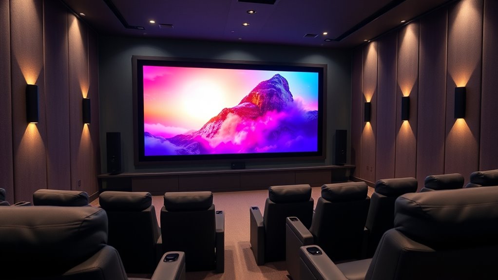 optimal medium room screen size