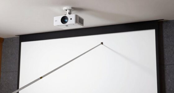 optimal projection distance guidelines