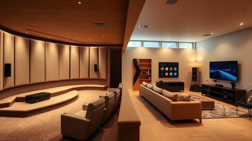 optimized space for entertainment