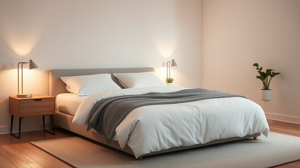 organized calm restful space