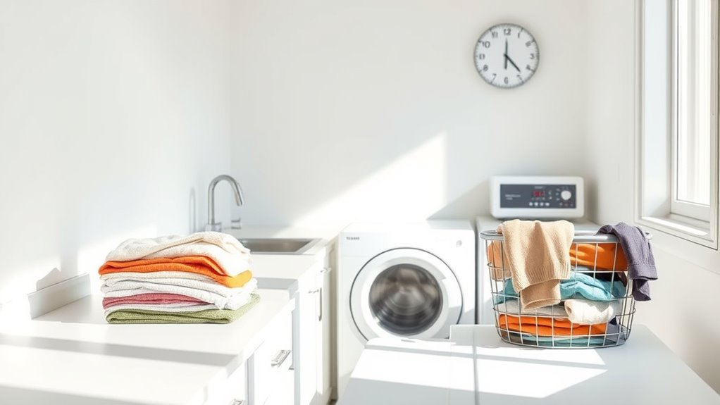 organized laundry routines simplify