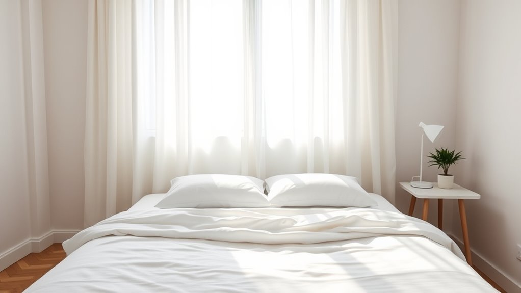 organized space promotes restful sleep