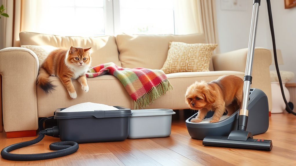 pet hair and odor management