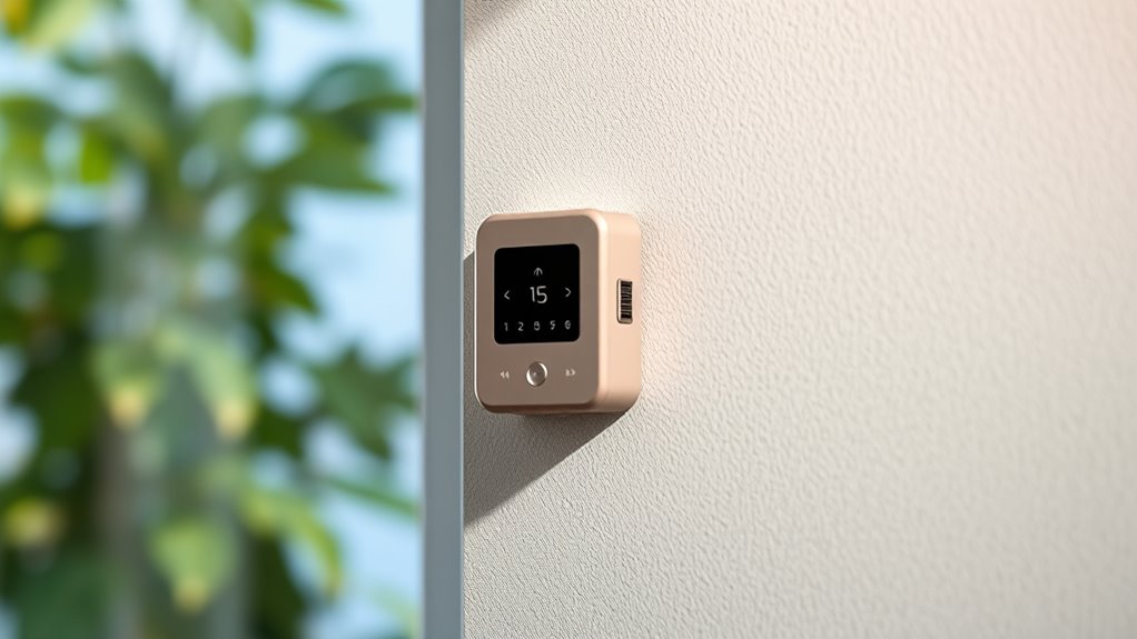 place monitor at breathing height