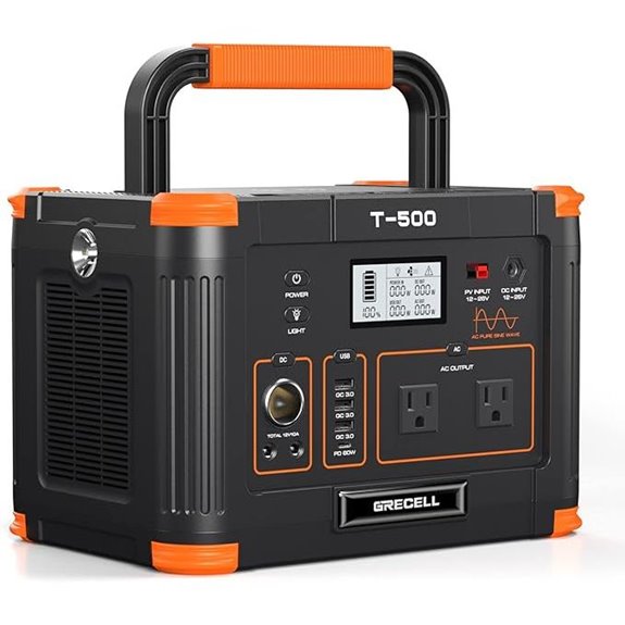 portable 500w solar generator