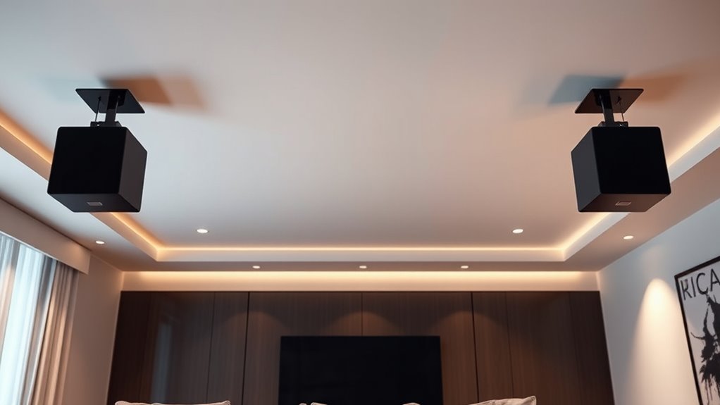 precise overhead speaker placement