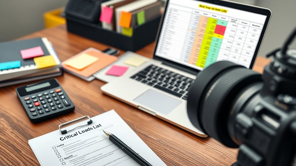 prioritize critical power loads