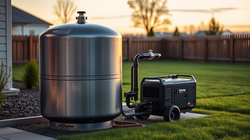 propane widely accessible backup fuel