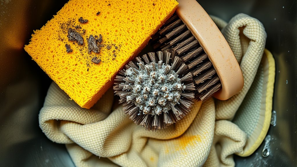 proper disposal of cleaning tools