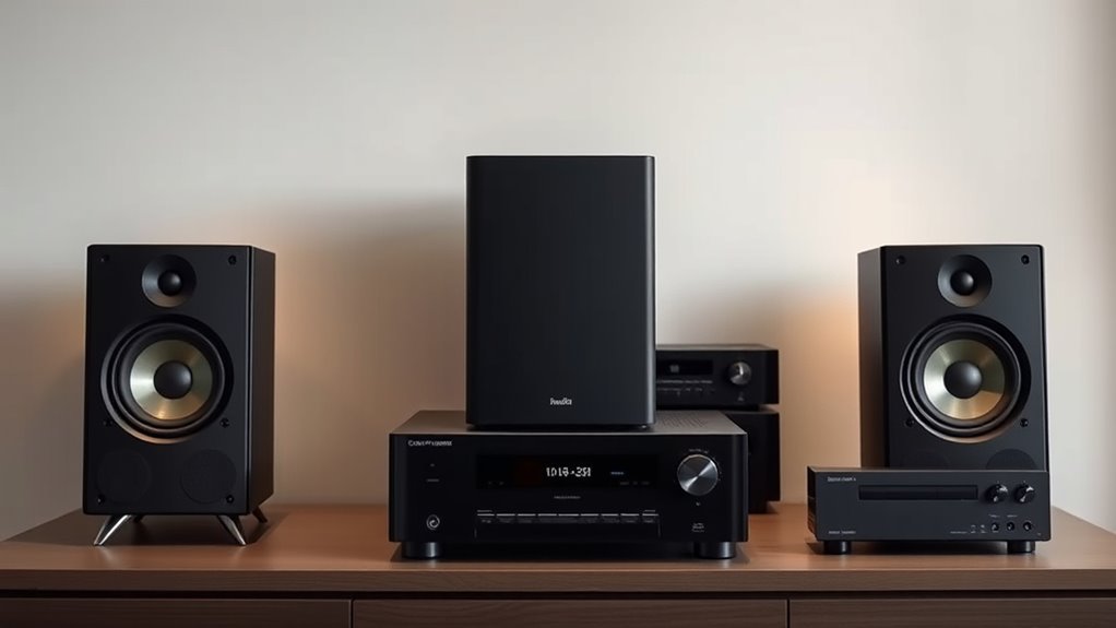 proper speaker placement and calibration