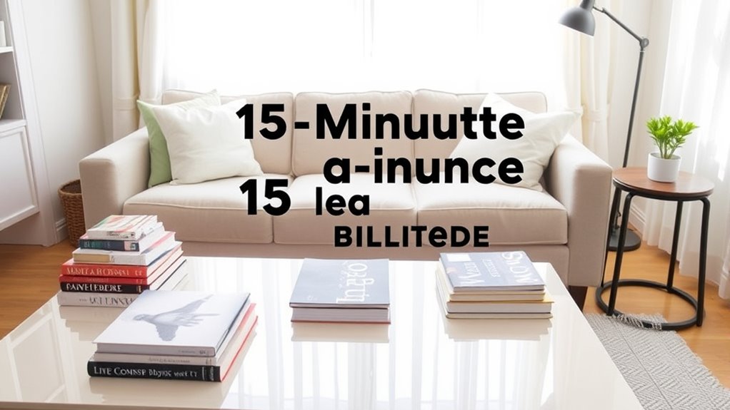 quick 15 minute guest preparation