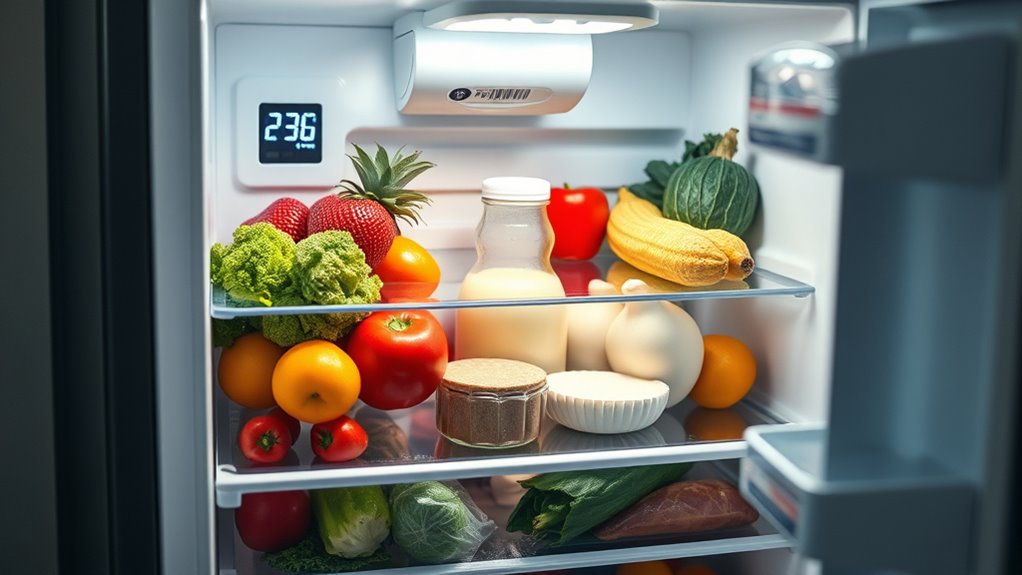 refrigerator temperature estimation techniques