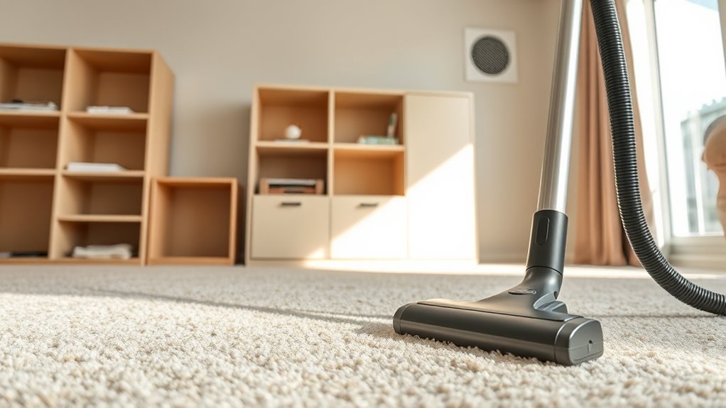 regular dusting and vacuuming