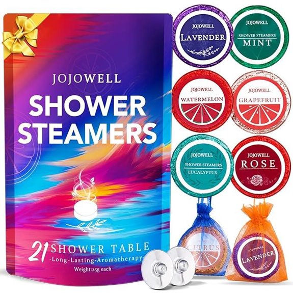 Aromatherapy Shower Steamers - 21Pcs Self-Care Spa Gifts