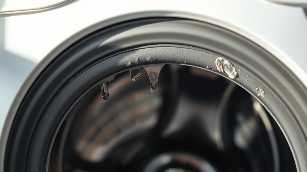 residual detergent and bacteria