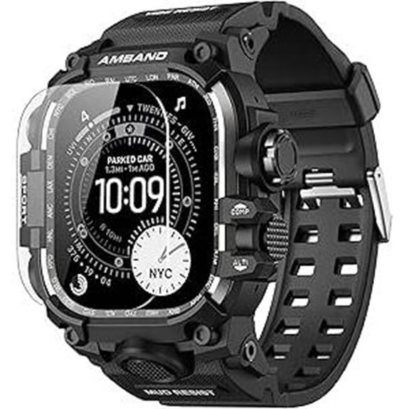 AmBand Rugged Apple Watch Ultra 3/2/1 Case & Band