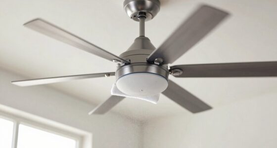 safe ceiling fan cleaning