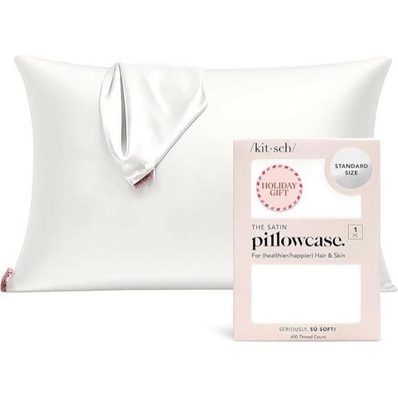 Kitsch Satin Pillowcase with Zipper 19x26