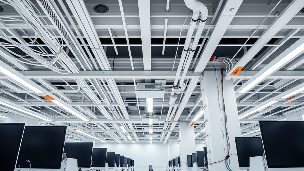 secure and organized wiring