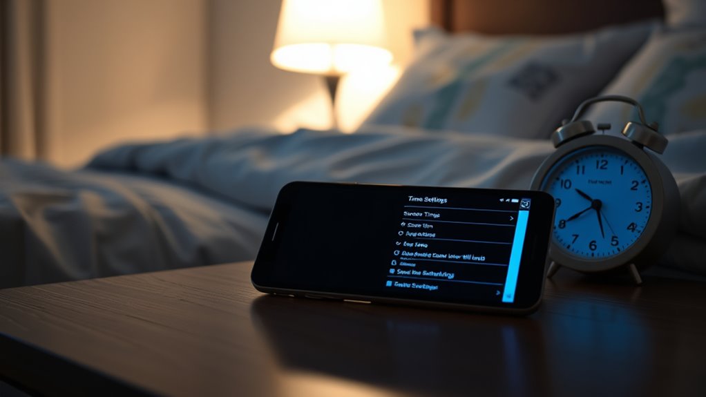 set device screen limits