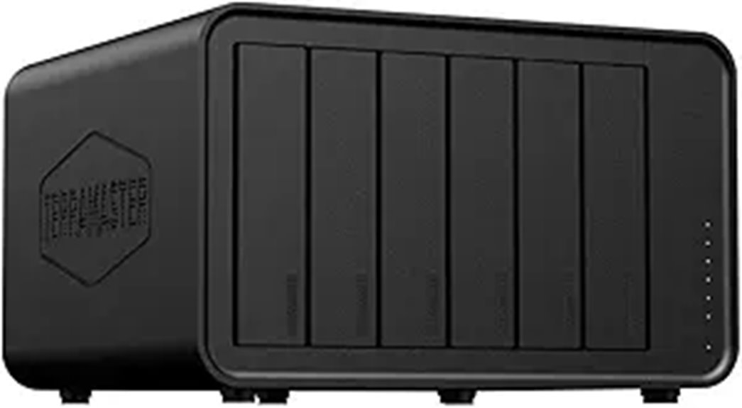 TERRAMASTER F6-424 Max NAS 6-Bay i5 8GB Dual 10GbE