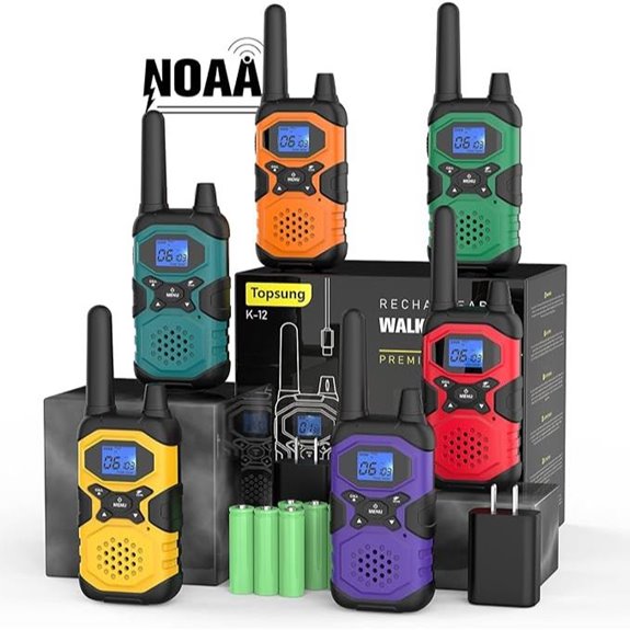 Long Range Walkie Talkies for Adults (6 Pack)