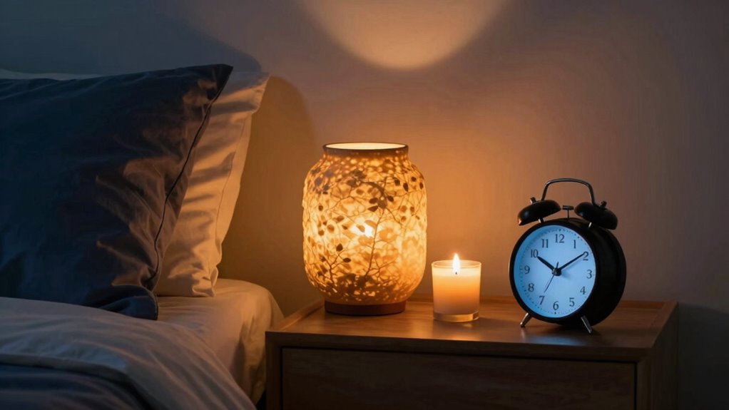 sleep friendly lighting setup