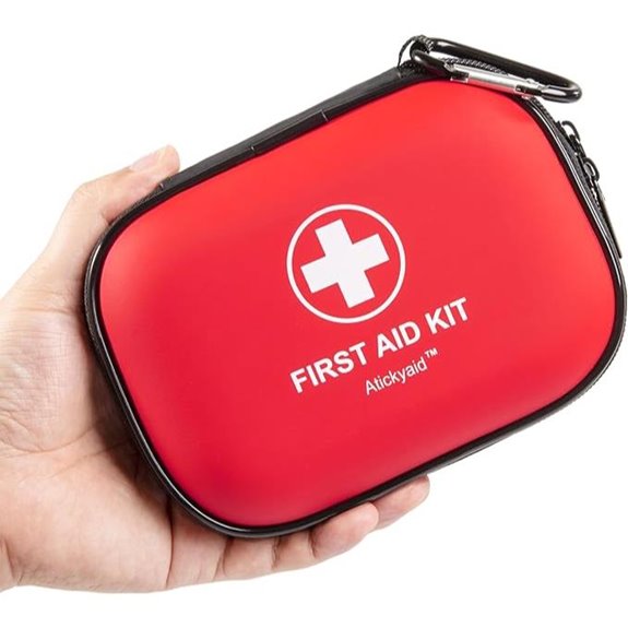 Mini Waterproof First Aid Kit (120 Pieces Red)