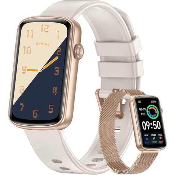 RUIMEN Fitness Tracker Smart Watch with Heart Rate