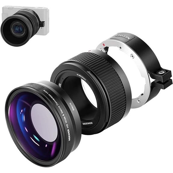 NEEWER Wide Angle & Macro Lens for Sony ZV1