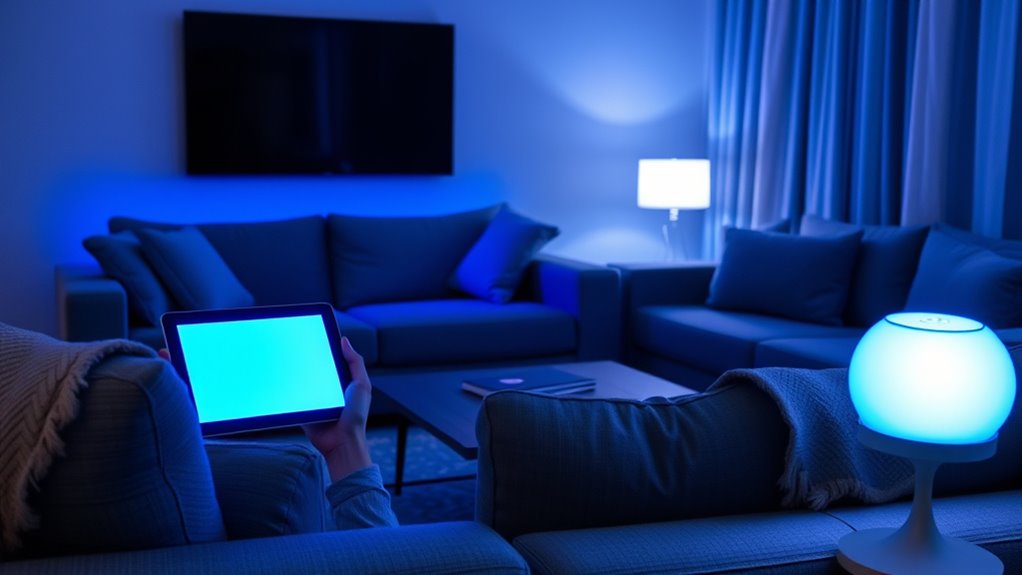 sources and impacts of blue light