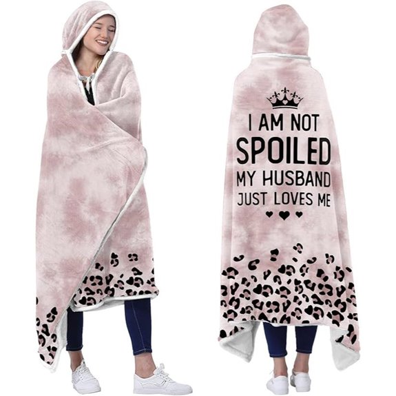 Spoiled Wife Fleece Hoodie - Mother’s Day & Birthday Gift