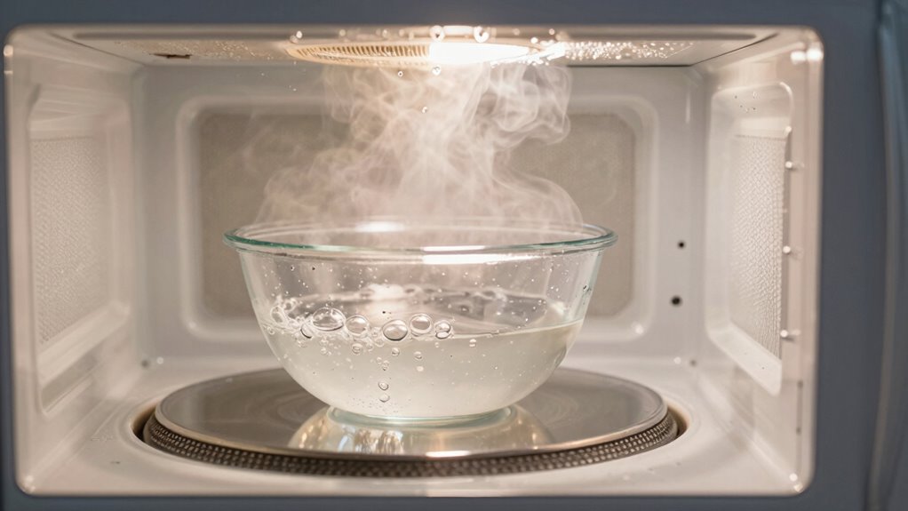 steam cleaning microwave