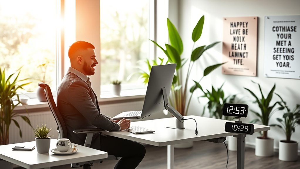 stick to routine and track progress