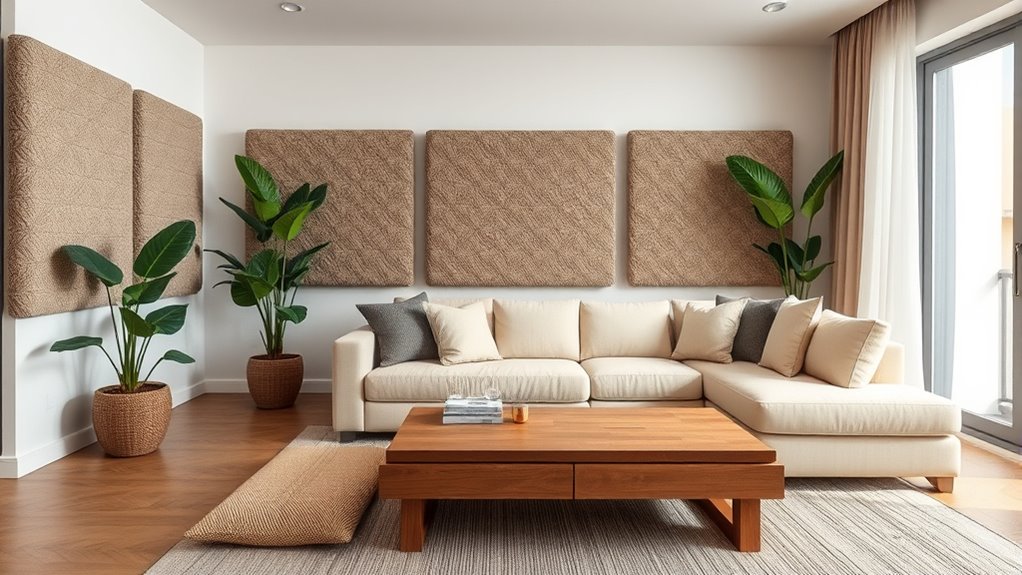 strategic furniture placement reduces noise