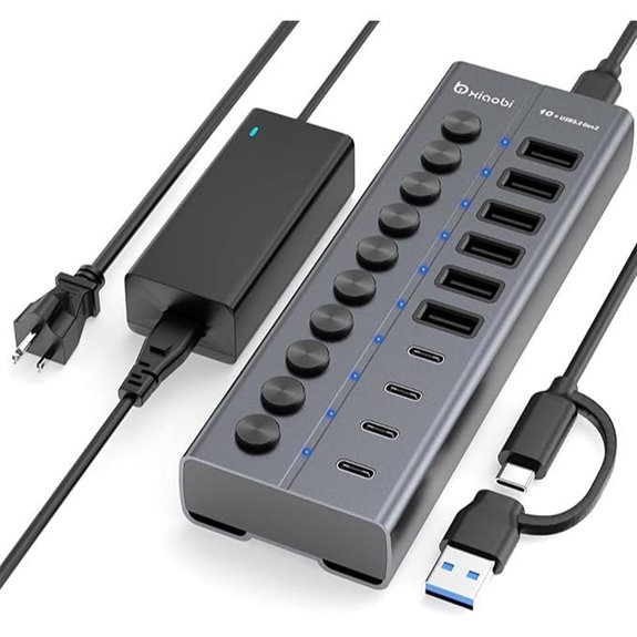 ten port usb c hub