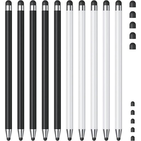 10-Pack Universal Touchscreen Stylus Pens