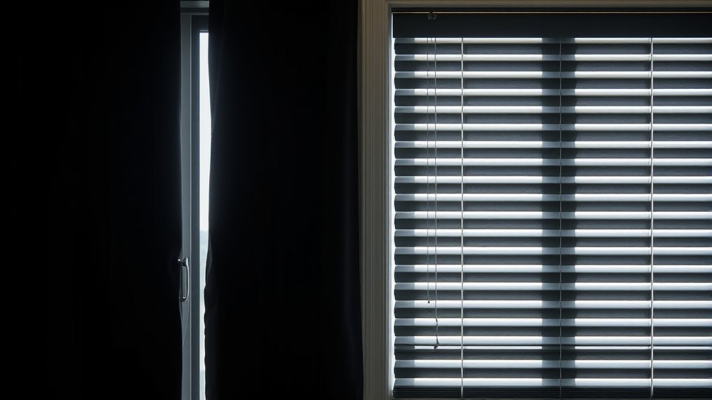 thick dense light blocking material