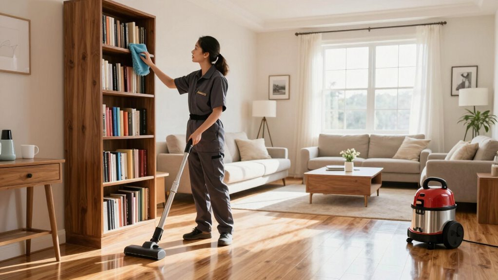 thorough room by room cleaning