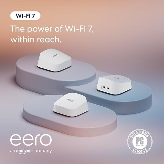 Amazon eero 7 Mesh Wi-Fi Router (3-Pack)