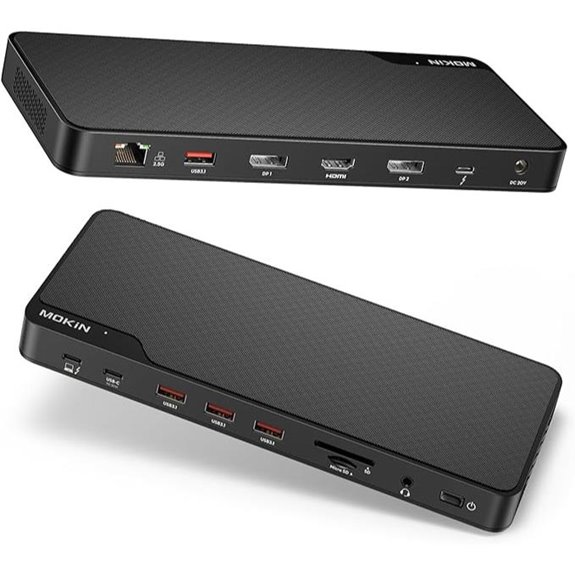 MOKiN Thunderbolt 4 Dock with 16 Ports and Dual Monitors