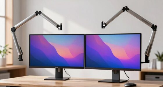 top dual monitor mounts