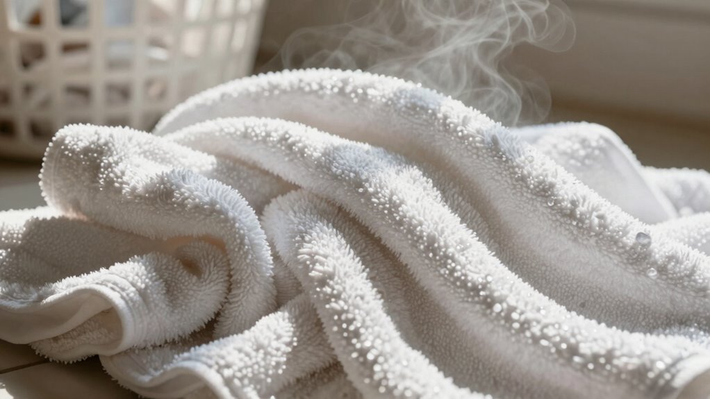 towels smell clean stink