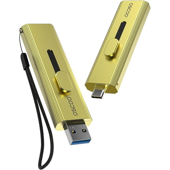 2TB Portable SSD Drive with Dual USB-C and A