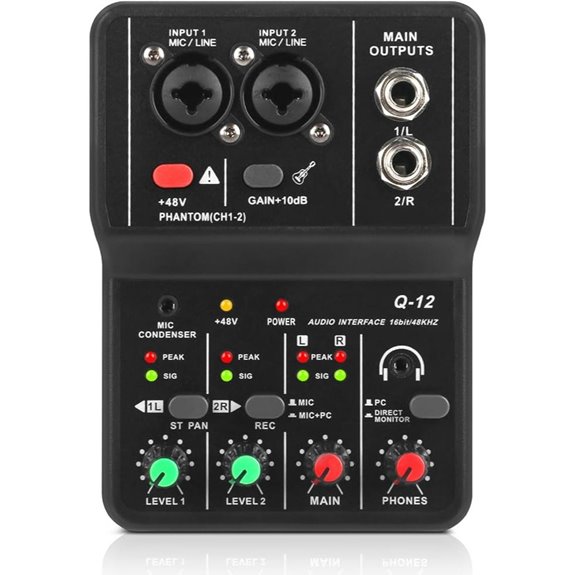 XTUGA USB Audio Interface for PC and Recording