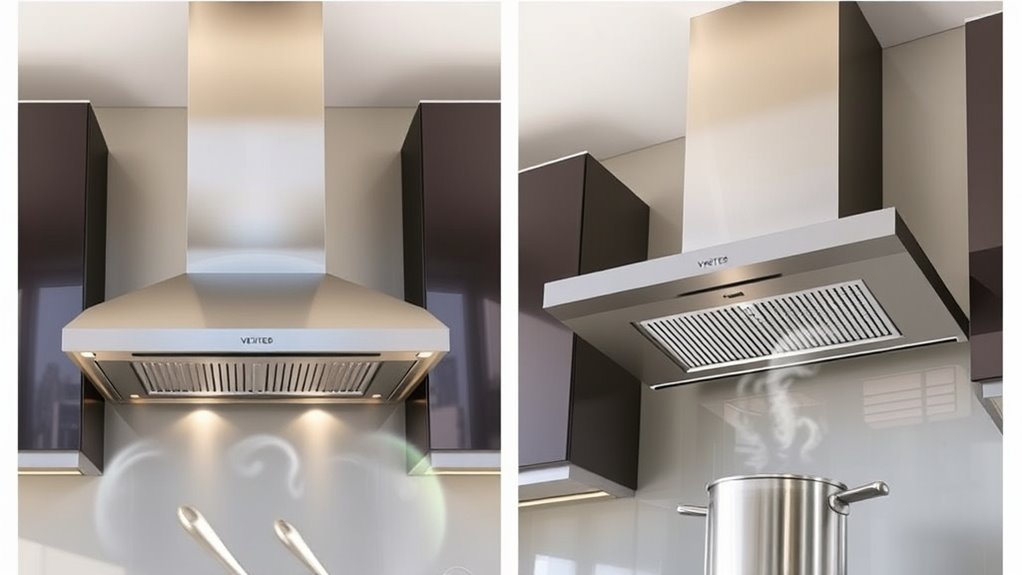 vented hoods have superior airflow