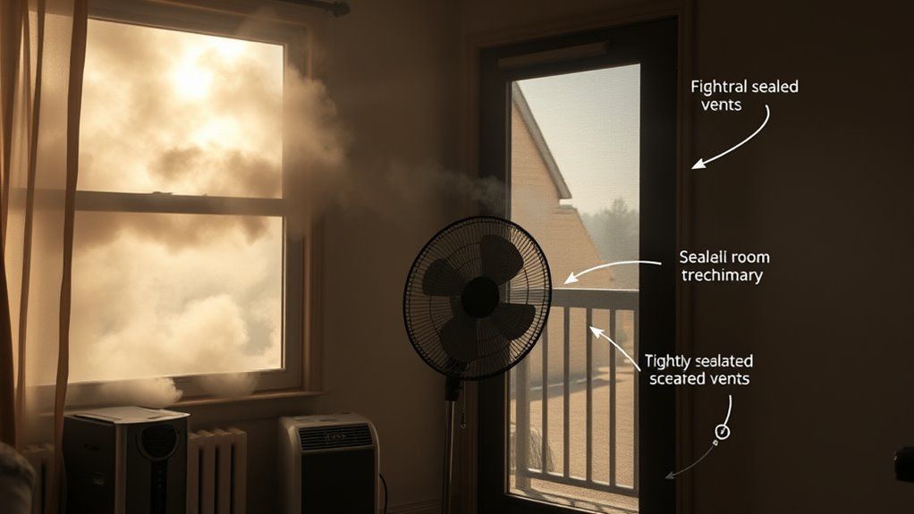 ventilate wisely during smoke