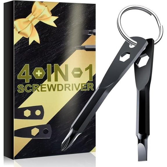 Multi-Functional Keychain Screwdriver Set for Men