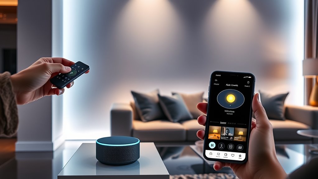 voice controlled remote lighting