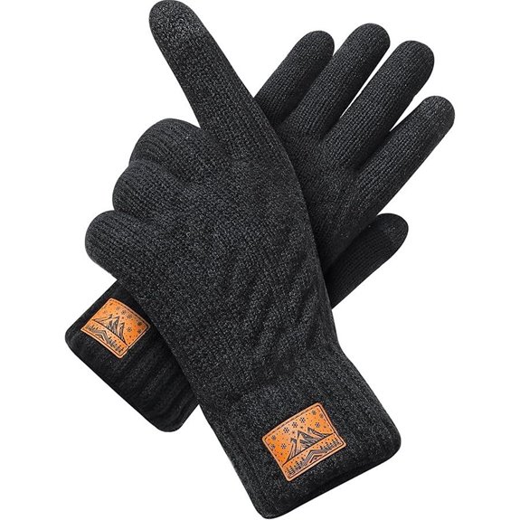 warm touchscreen winter gloves
